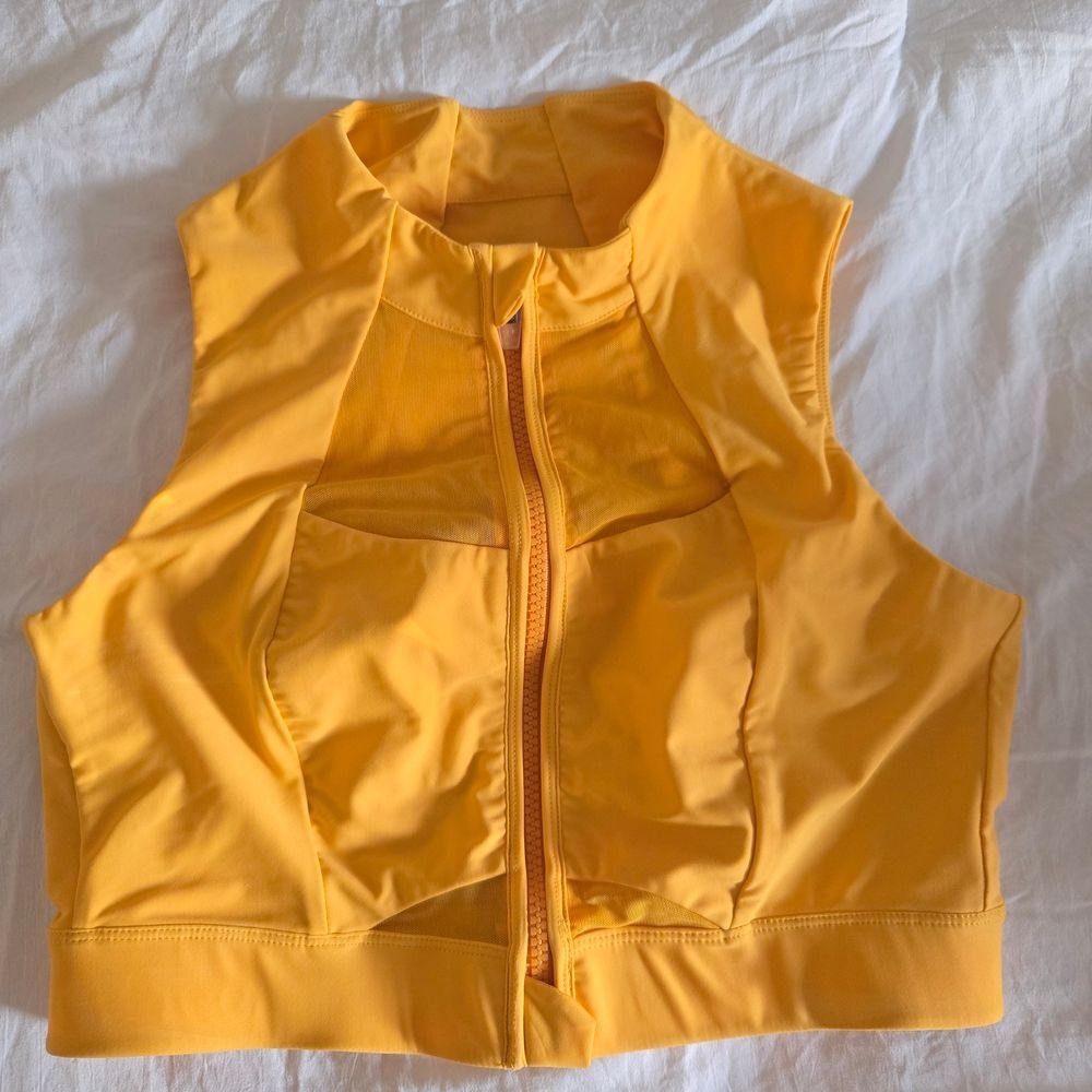Outdoor Voices Mustard Yellow Top